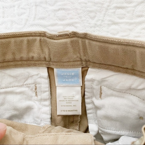 Janie and Jack Khaki Pants with Belt‎ - Picture 3 of 3
